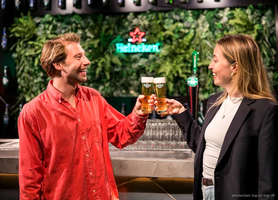 Interaktives Exponat in der Heineken Experience Amsterdam